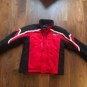 Men’s Spyder ski jacket -red/black